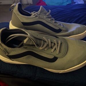 Vans Charcoal and Black Low-Top Sneakers